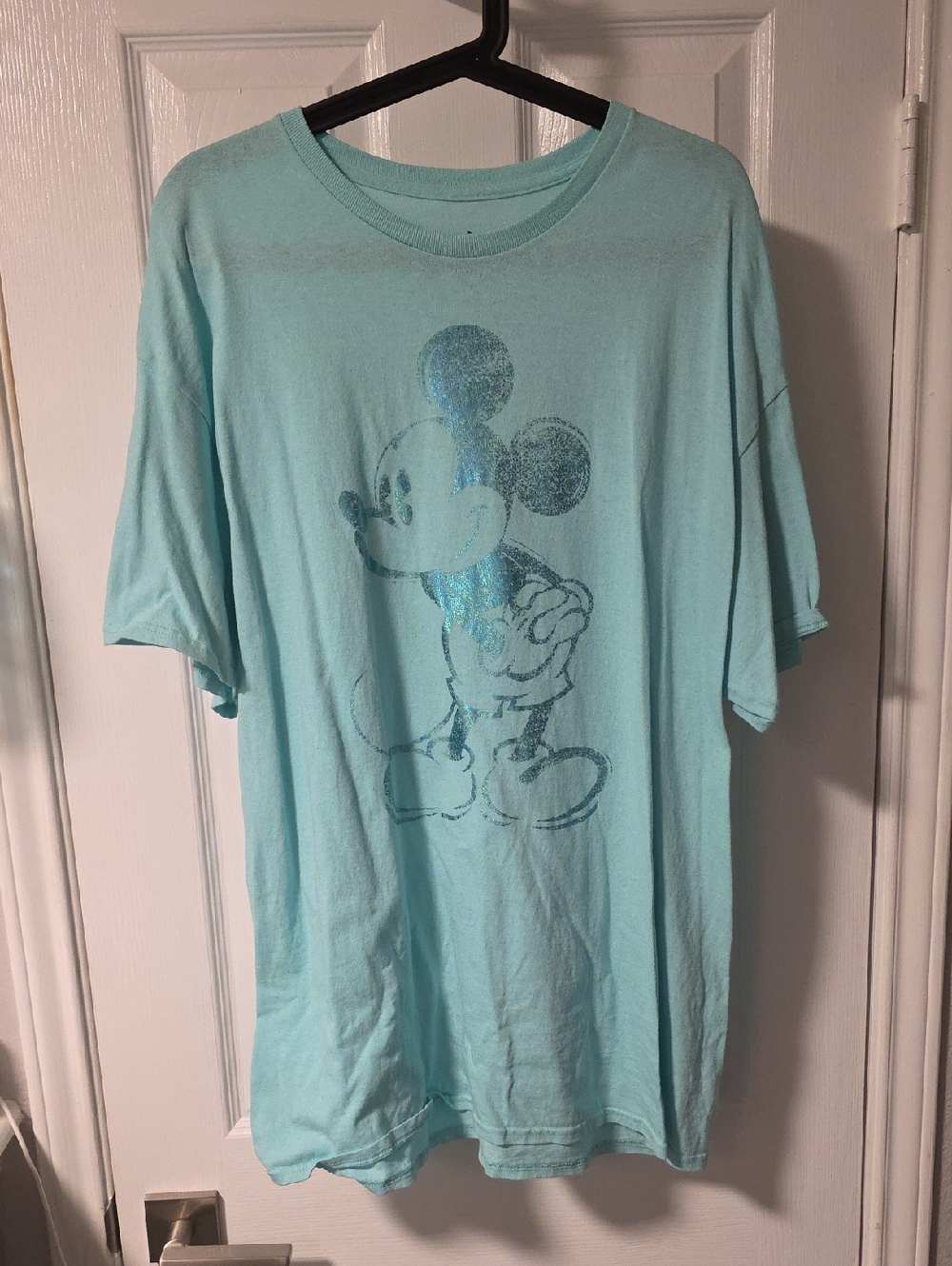 Disney Light Teal Mickey Mouse Disney Parks XL T-shirt